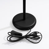 Tischlampe Karbon Schwarz – Moderne Tischleuchte Mit Stoffschirm-Leuchtezauber