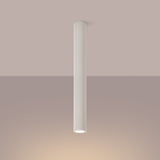 Plafond Karbon Ø60 Beige Große Runde Leuchte Mit Warmem Look-Leuchtezauber