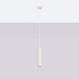 Pendelleuchte Karbon 1-flammig Beige – Zeitlose Eleganz-Leuchtezauber
