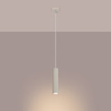 Pendelleuchte Karbon 1-flammig Beige – Zeitlose Eleganz-Leuchtezauber