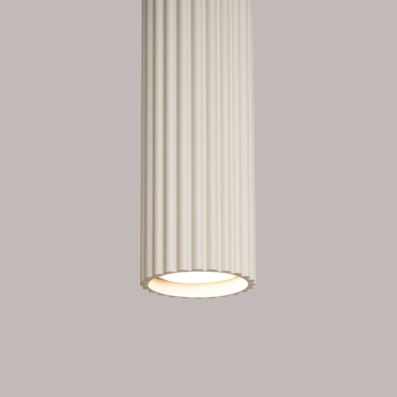 Pendelleuchte Karbon 1-flammig Beige – Zeitlose Eleganz-Leuchtezauber