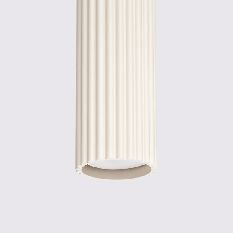 Pendelleuchte Karbon 1-flammig Beige – Zeitlose Eleganz-Leuchtezauber