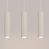 Pendelleuchte Karbon 3-flammig Linear Beige-Leuchtezauber