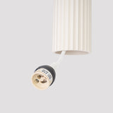 Pendelleuchte Karbon 3-flammig Linear Beige-Leuchtezauber