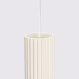 Pendelleuchte Karbon 3-flammig Linear Beige-Leuchtezauber