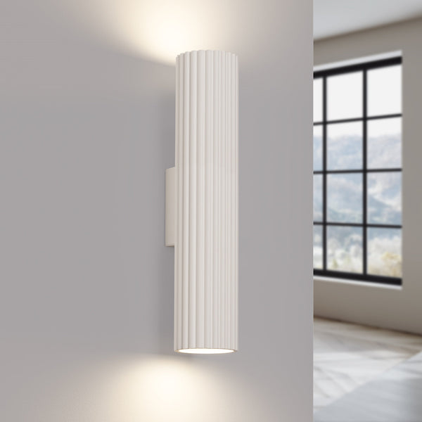 Wandleuchte Karbon 30 Beige Große Geometrische Wandleuchte In Edlem Beige – Stilvoll & Modern-Leuchtezauber