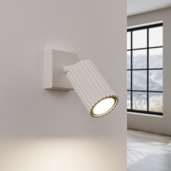 Wandleuchte Karbon Beige Minimalistische Wandlampe In Hellen Beigetönen Für Warme Akzente-Leuchtezauber