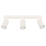 Plafond Karbon 3L Beige Längliche Deckenleuchte In Beige-Ton-Leuchtezauber