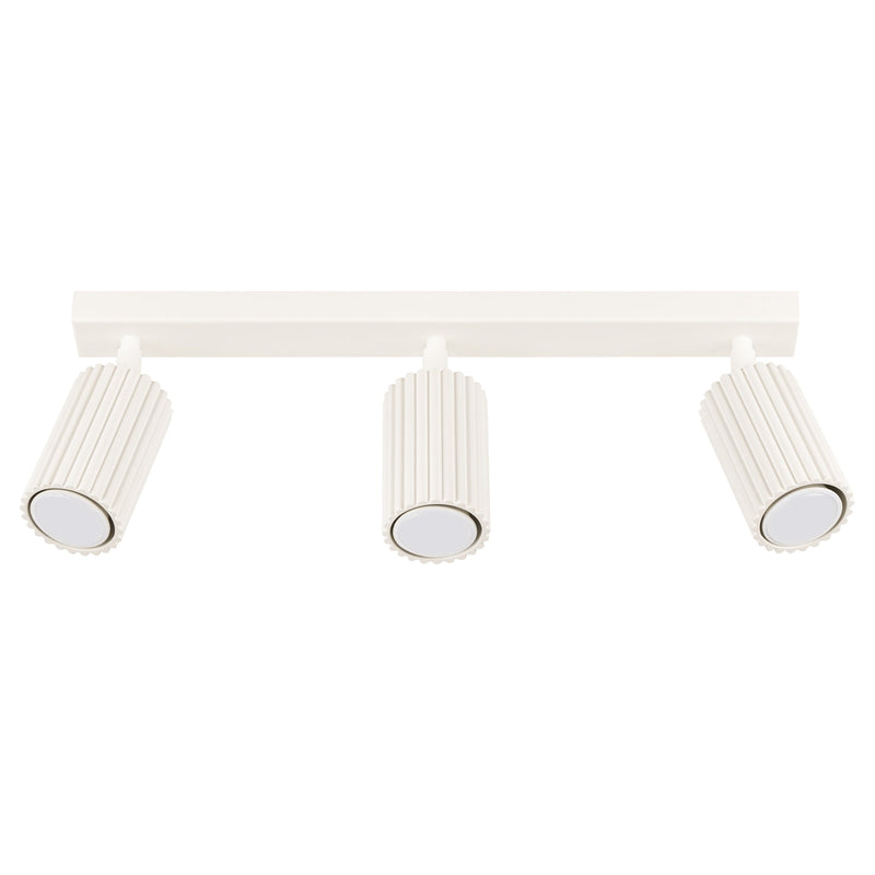 Plafond Karbon 3L Beige Längliche Deckenleuchte In Beige-Ton-Leuchtezauber