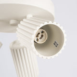 Plafond Karbon 3P Beige Stilvolle 3-Punkt Lampe Im Retro-Look-Leuchtezauber