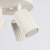 Plafond Karbon 3P Beige Stilvolle 3-Punkt Lampe Im Retro-Look-Leuchtezauber