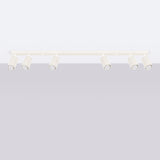 Plafond Karbon 6-Flammig Beige Warme Lichtquelle In Naturfarbe-Leuchtezauber