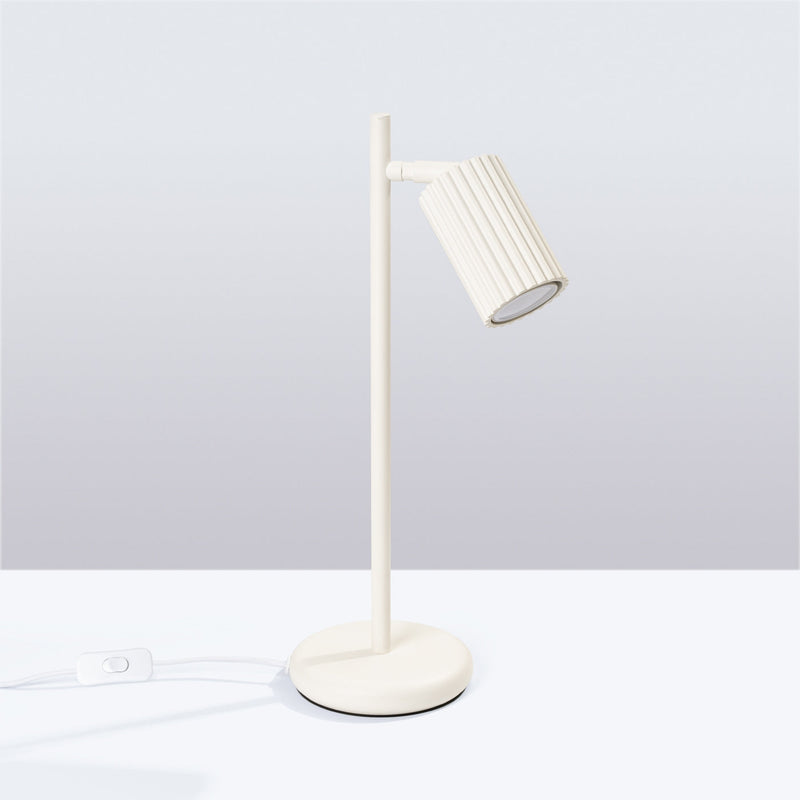 Tischlampe Karbon Beige – Textillampe Mit Natürlichem Look-Leuchtezauber