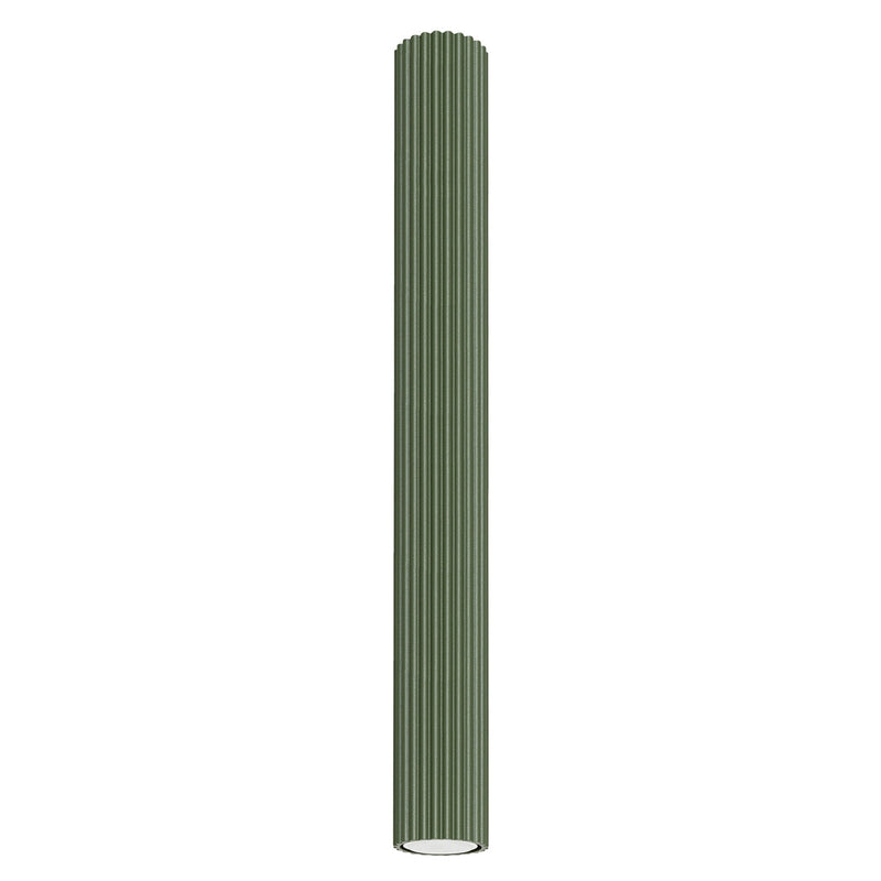 Plafond Karbon Ø60 Olivgrün Große Runde Deckenleuchte Im Loft-Look-Leuchtezauber