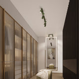 Plafond Karbon Ø60 Olivgrün Große Runde Deckenleuchte Im Loft-Look-Leuchtezauber