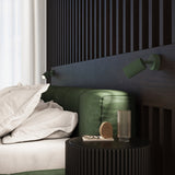 Plafond Karbon Ø60 Olivgrün Große Runde Deckenleuchte Im Loft-Look-Leuchtezauber