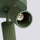 Plafond Karbon 3P Olivgrün Moderne 3-Punkt Leuchte In Olivgrün-Leuchtezauber