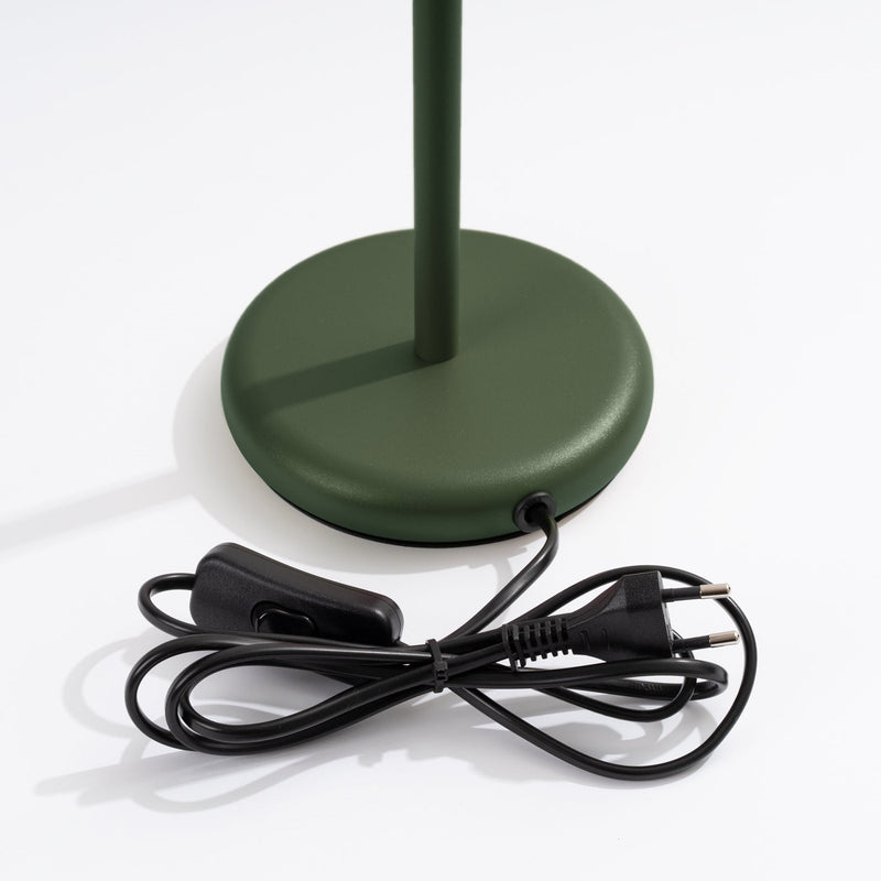 Tischlampe Karbon Olivgrün – Kompakte Designlampe Mit Olivschirm-Leuchtezauber