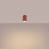 Plafond Karbon Ø10 Roter Ocker Mini-Leuchte Für Spots & Effekte-Leuchtezauber