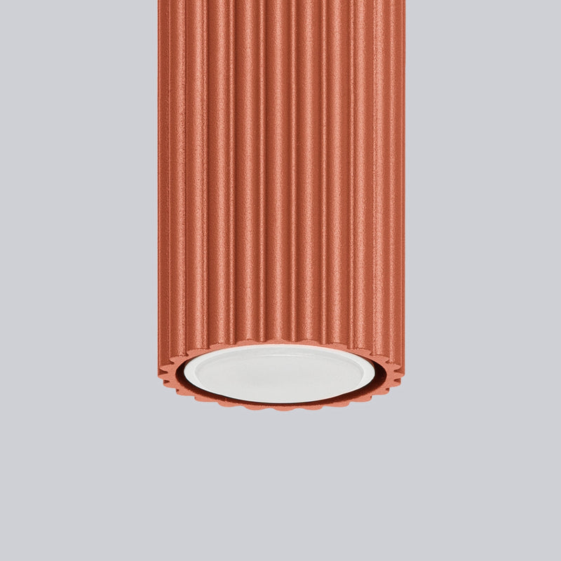 Plafond Karbon Ø10 Roter Ocker Mini-Leuchte Für Spots & Effekte-Leuchtezauber