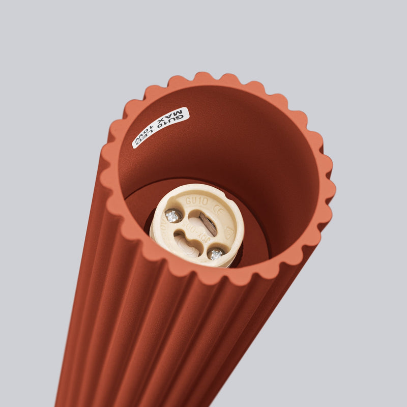 Plafond Karbon Ø10 Roter Ocker Mini-Leuchte Für Spots & Effekte-Leuchtezauber