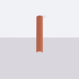 Plafond Karbon Ø40 Roter Ocker Stylische Leuchte In Ockerrot-Leuchtezauber