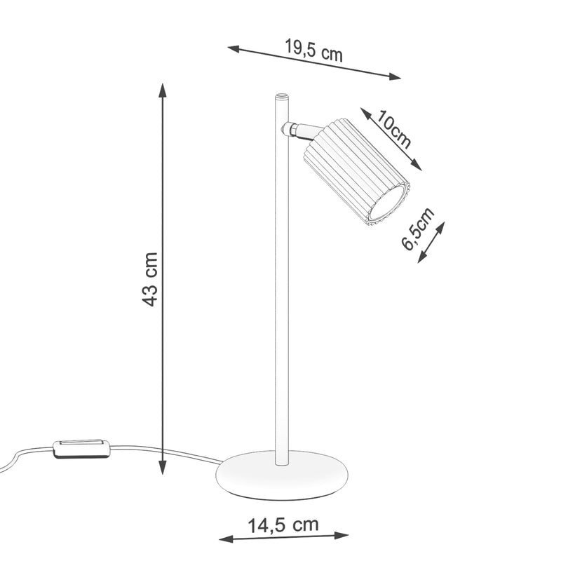 Tischlampe Karbon Roter Ocker – Farbige Tischleuchte Mit Textilschirm-Leuchtezauber