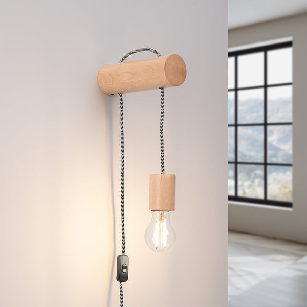 Wandleuchte Nimbi E27 Mit Schalter Minimalistische Wandleuchte Mit E27-Fassung Und Schalter-Leuchtezauber