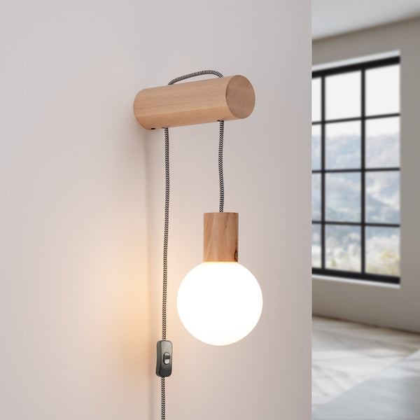 Wandleuchte Nimbi G9 Schwarz Mit Schalter Kompakte Schwarze Wandlampe Mit Kippschalter-Leuchtezauber