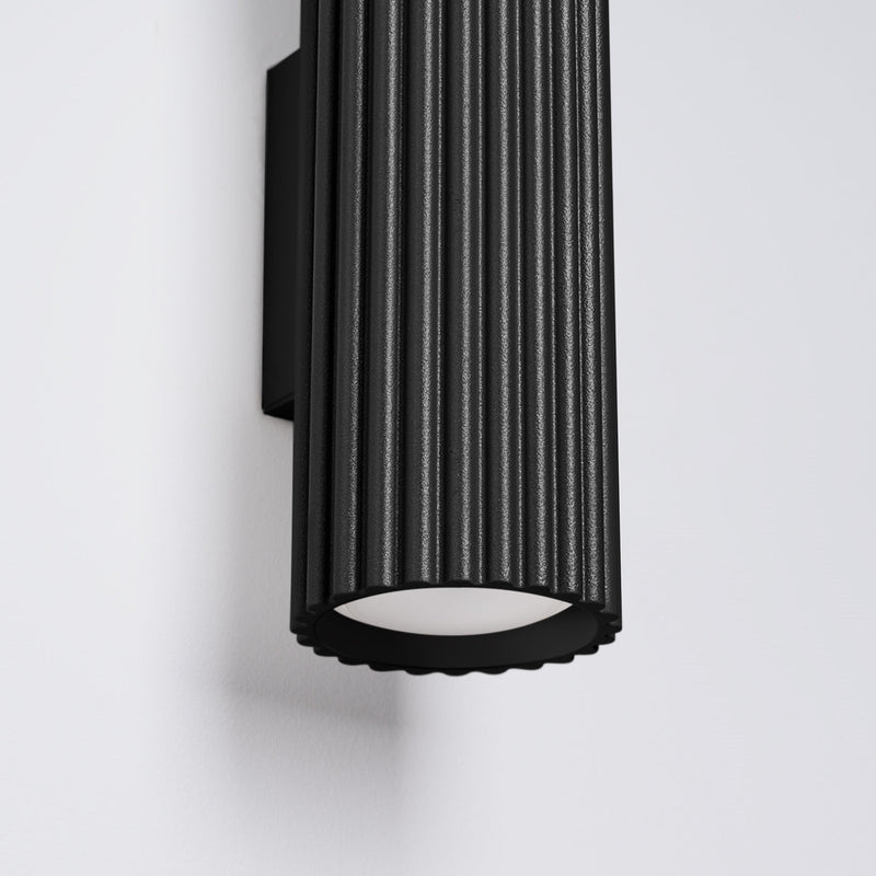 Wandleuchte Karbon 20 Schwarz Elegante Schwarze Wandleuchte Mit Minimalistischer Silhouette-Leuchtezauber