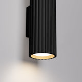 Wandleuchte Karbon 20 Schwarz Elegante Schwarze Wandleuchte Mit Minimalistischer Silhouette-Leuchtezauber