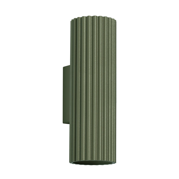 Wandleuchte Karbon 20 Olivgrün Farbige Retro-Wandleuchte Mit Konischer Form In Olivgrün-Leuchtezauber