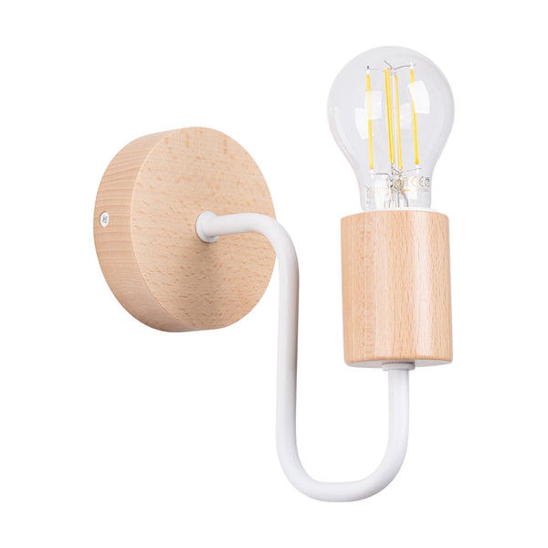 Wandlampe Timbo Weiß Moderne Weiße Wandleuchte Mit Verstellbarem Leuchtspot-Leuchtezauber