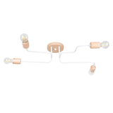 Kronleuchter Timbo 4-flammig Weiß – Elegante LED-Leuchte-Leuchtezauber