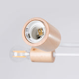 Kronleuchter Timbo 4-flammig Weiß – Elegante LED-Leuchte-Leuchtezauber