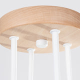 Kronleuchter Timbo 4-flammig Weiß – Elegante LED-Leuchte-Leuchtezauber