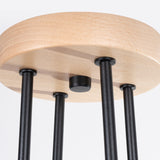 Kronleuchter Timbo 4-flammig Schwarz – Minimalistisches Design-Leuchtezauber