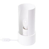 Tischlampe Flash Weiß – Led-Tischlampe Mit Verchromtem Standfuß-Leuchtezauber