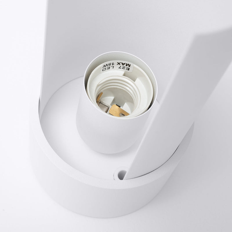 Tischlampe Flash Weiß – Led-Tischlampe Mit Verchromtem Standfuß-Leuchtezauber