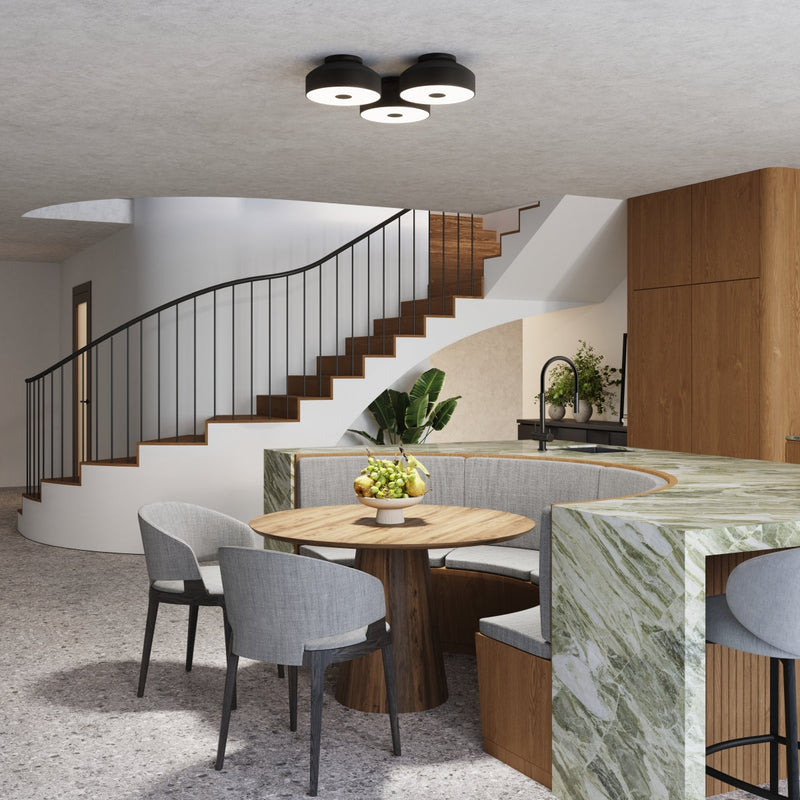 Plafond Omiq Schwarz Kontraststarkes Design Für Moderne Räume-Leuchtezauber