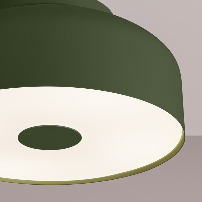 Plafond Omiq Olivgrün Stilvolle Farbe Trifft Minimalistisches Design-Leuchtezauber