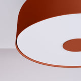 Plafond Omiq Roter Ocker Moderne Deckenleuchte Für Wohnräume-Leuchtezauber
