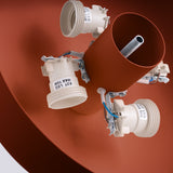 Plafond Omiq Roter Ocker Moderne Deckenleuchte Für Wohnräume-Leuchtezauber