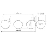 Deckenlampe Bulbo 4-Flammig Naturholz Skandinavisches Design-Leuchtezauber