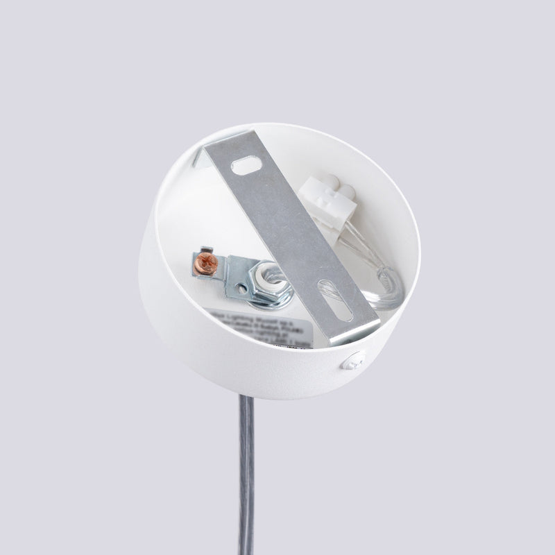 LED Pendelleuchte Lami 1-flammig Weiß – Skandinavisches Design-Leuchtezauber