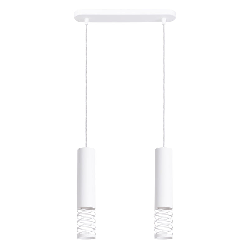 LED Pendelleuchte Lami 2-flammig Weiß – Minimal Design-Leuchtezauber