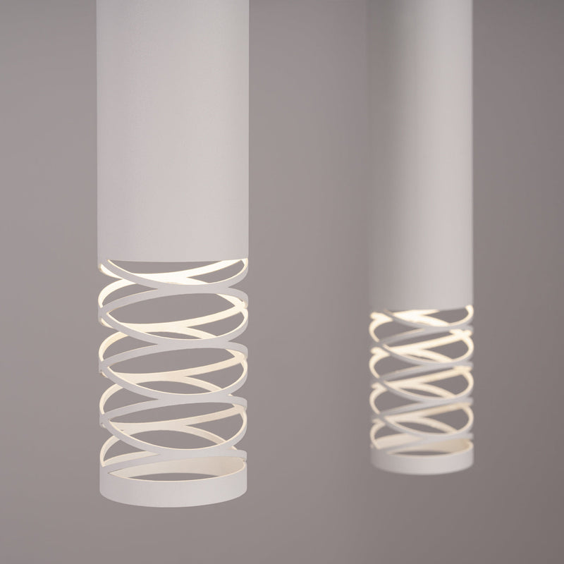 LED Pendelleuchte Lami 2-flammig Weiß – Minimal Design-Leuchtezauber