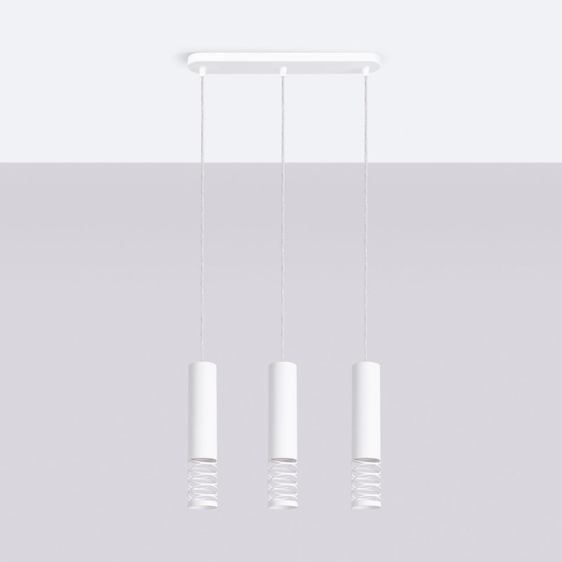 LED Pendelleuchte Lami Lang 3-flammig Weiß – Modern & Elegant-Leuchtezauber