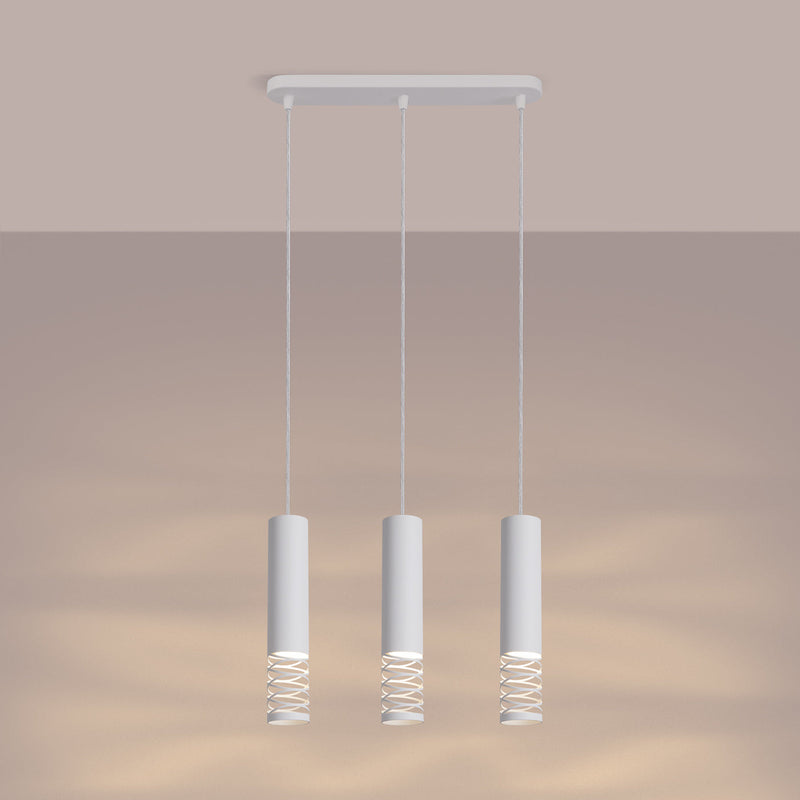 LED Pendelleuchte Lami Lang 3-flammig Weiß – Modern & Elegant-Leuchtezauber