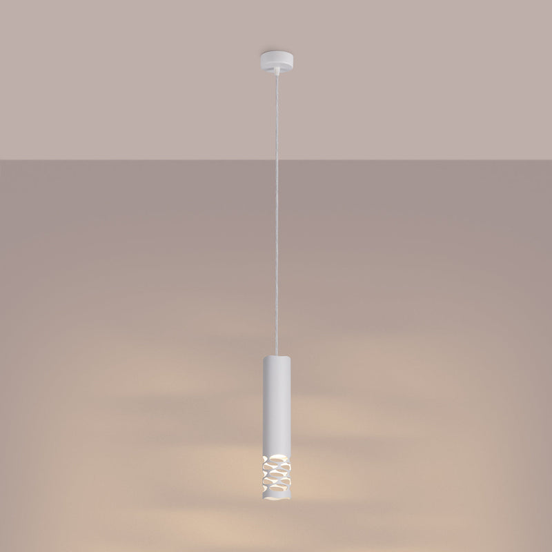 LED Pendelleuchte Liro 1-flammig Weiß – Skandinavischer Stil-Leuchtezauber
